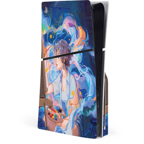 Rainbow Anime Artist Painter by Ivy Dolamore PlayStation PS5 Skins